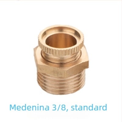 Bakreni ventil za ispuštanje zraka iz zračnog kompresora, ručni pogon, jednosmjeran protok, ispuštanje vode