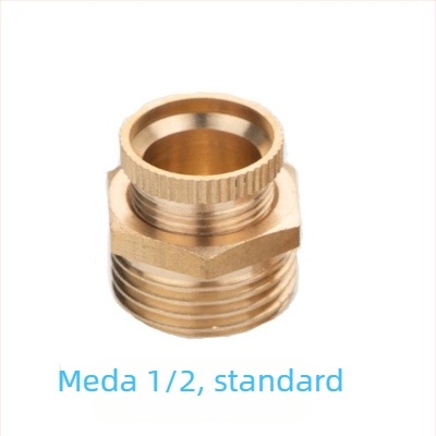 Bakreni ventil za ispuštanje zraka iz zračnog kompresora, ručni pogon, jednosmjeran protok, ispuštanje vode