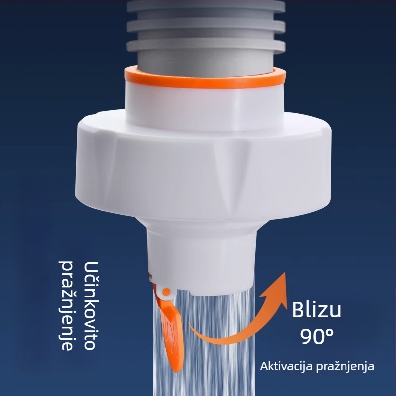 Cjevni čep za miris – brtvni prsten za podni odvod i kuhinjski sudoper, protuvratna klapna, ABS, Mi Xiaoxiao