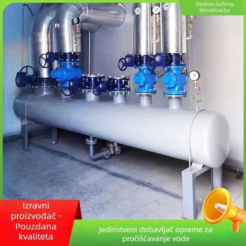 Distribucijski vodeni razvodnik za centralni klimatizacijski sustav i podno grijanje, nehrđajući čelik, model Diverter, stil moderni minimalizam