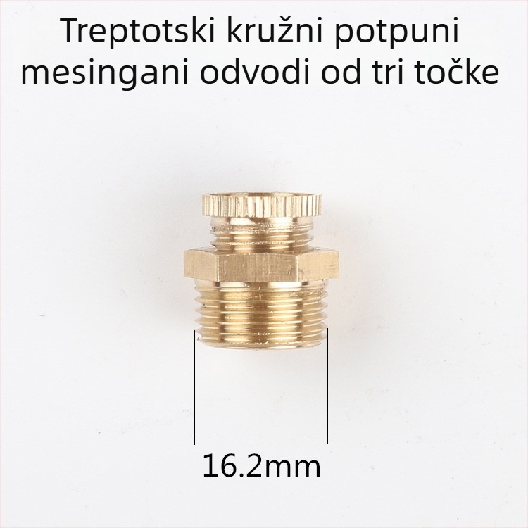 Bezoslani odvodi zraka kompresor – vijak ventil, bakreno kućište, ručno upravljanje, jednosmjeran protok, leptir ventil, brzi ispušni ventil
