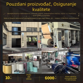 Narukvica s perlama za djeveruše, cvijet za zapešće za vjenčanje, u PP vrećici