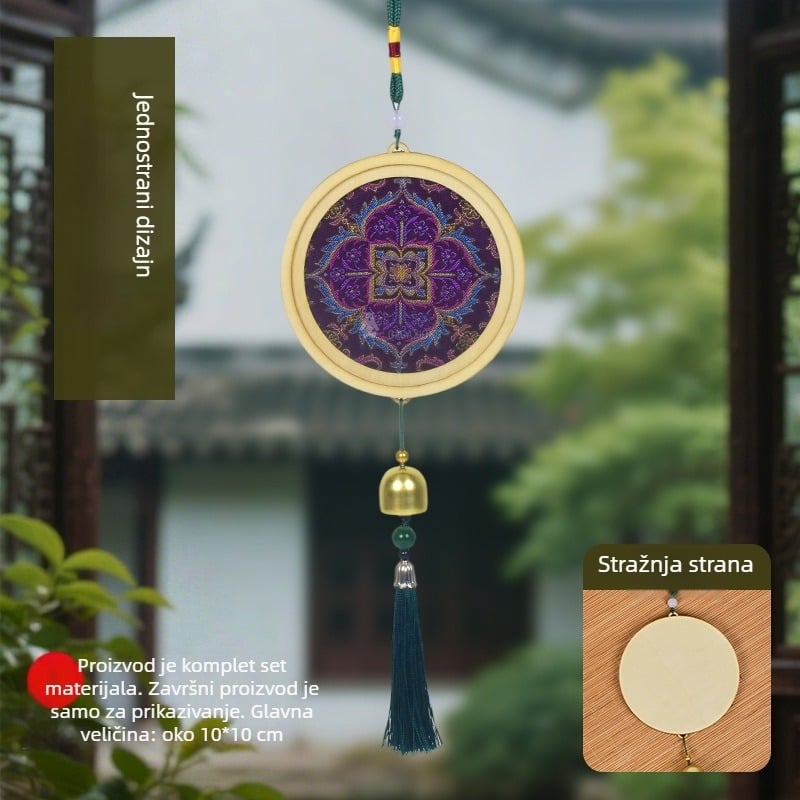 Drveni privjesak Mokoko — etnički, kineski, novi kineski, drevni stil; Šifra 03