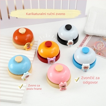 Kovani stolni zvon za posluživanje – ručni pritisak, pozivanje kućnih ljubimaca