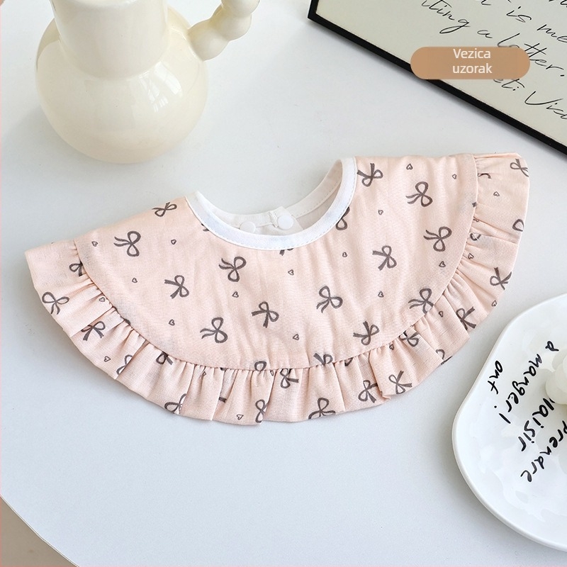 Princeza baveta za novorođenče – vodootporna, otporna na mrlje, 95% pamuk, unisex