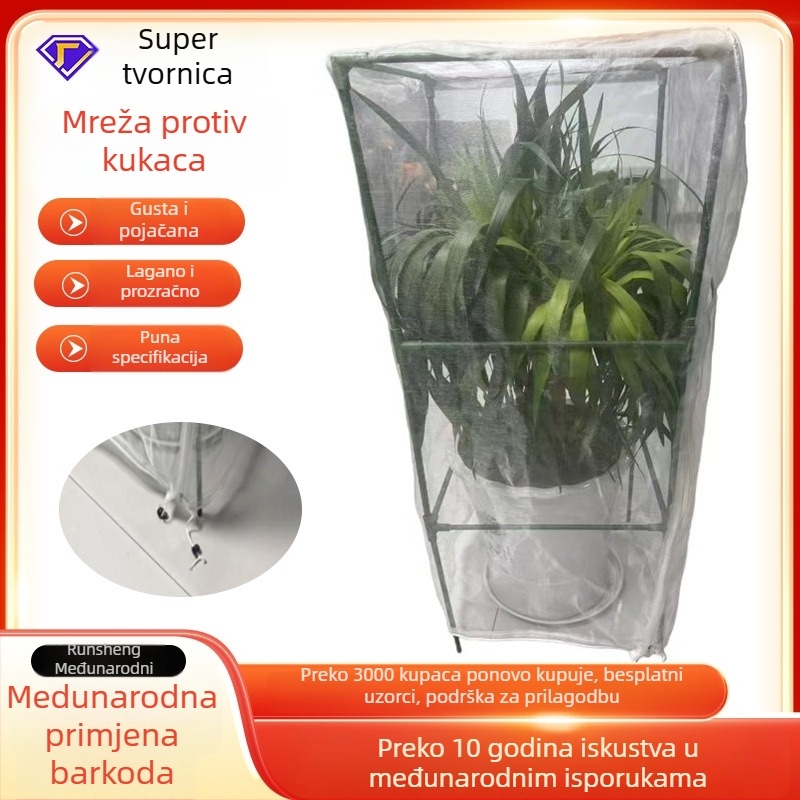Mrežasti pokrov protiv insekata za rajčice, staklenik i vrt – plast, repelent za insekte i ptice
