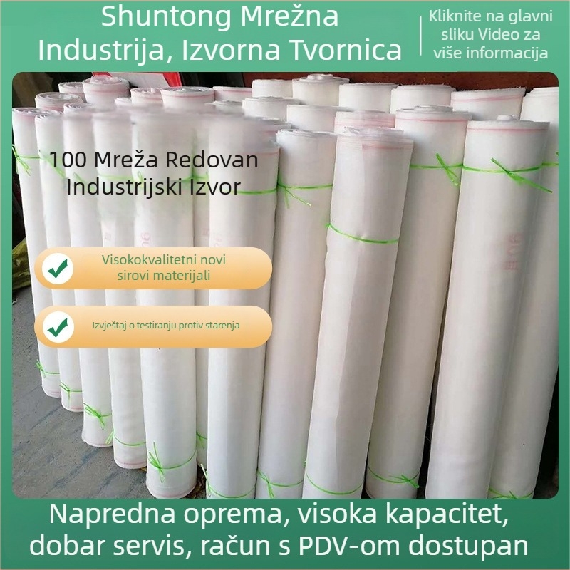 Staklenična mreža protiv insekata, oka 100, polietilenska smola, promjer žice 10, trajanje vijeka 5 godina
