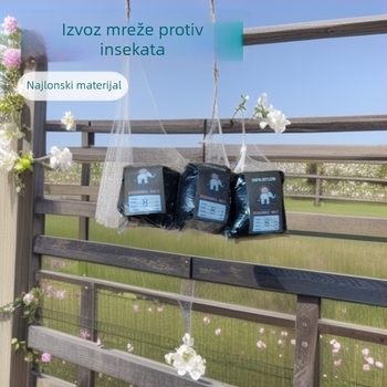 Mreža protiv ptica od visokoučinkovitog poliestera | Otvori 3x3 | Promjer vlakna 150 d | Životni vijek 0,6 | Marka Jun Hongtu