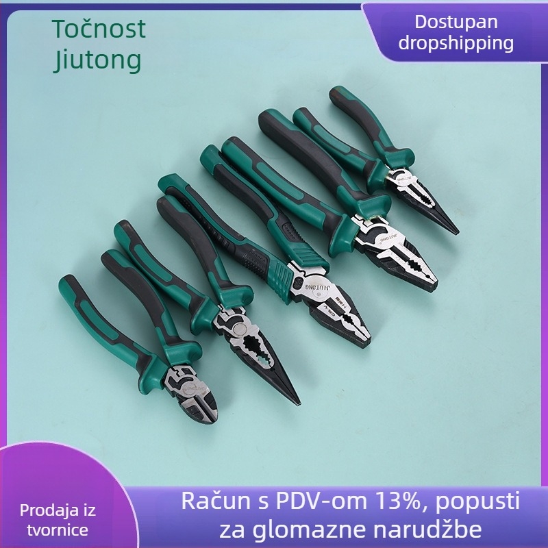 Tiger električne kliješta s pomičnim čeljustima, višenamjenska, od visokougljičnoga čelika