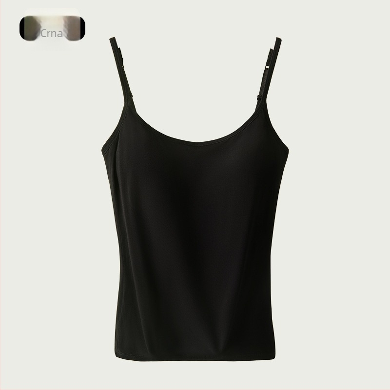 Ženski plesni top — camisole stil, majica za ples za trening, materijal: pamuk-blend 50% viskoze; podstava: pamuk-blende 50% spandex; pogodno za street dance, balet, latino i moderni ples.