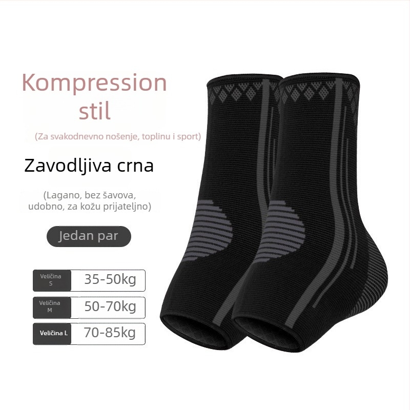 Navlaka za gležanj za odrasle - Najlon/Spandeks/Elastična vlakna - Pogodno za košarku