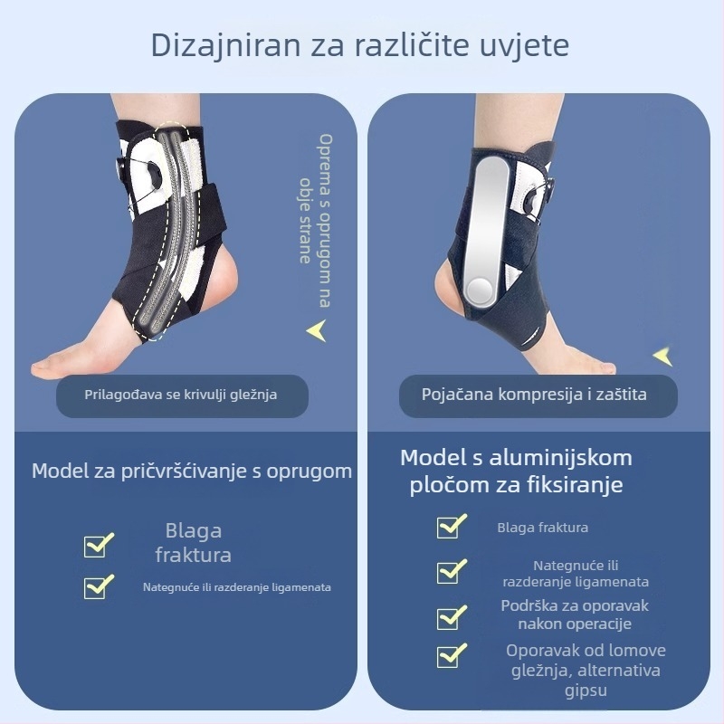 Tartini potpora za gležanj – Lycra Microfiber, Zaštita gležnja, Za različite sportove