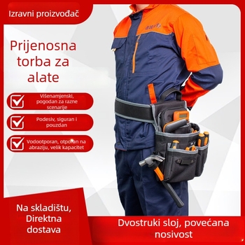 Double Dreamer Torbica za alat na pojasu, Višenamjenska torba oko pojas, Vodootporna Oxford tkanina, Deblja mala električarska torbica, Stil ZC-YB-003