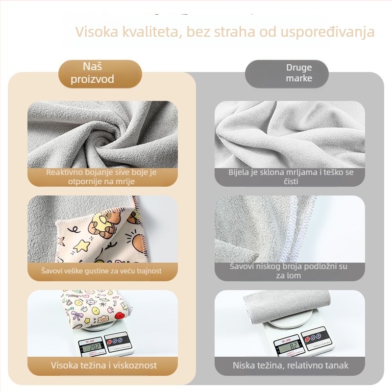 Kozmetička torbica s samoljepljivim sklopnim dizajnom, kvadratna torbica od poliestera za putovanja
