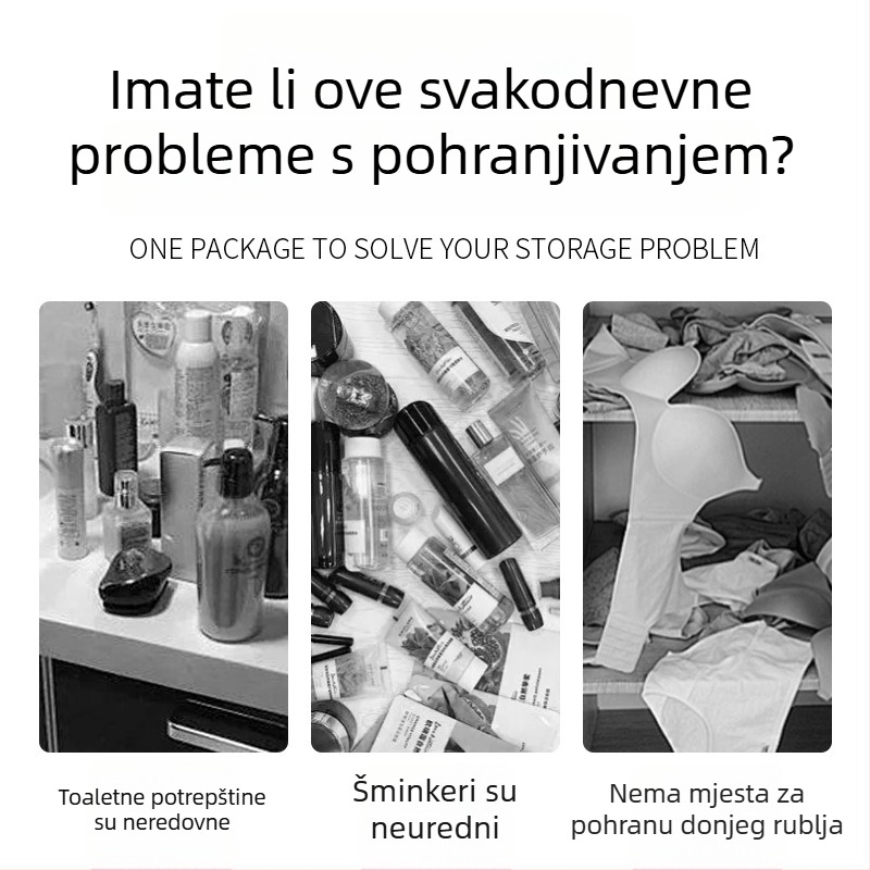 Kozmetička torbica od mrežaste tkanine, ručna torba, model 01b1605; višenamjenska za putovanja, pohrana kozmetike i higijenskih potrepština.