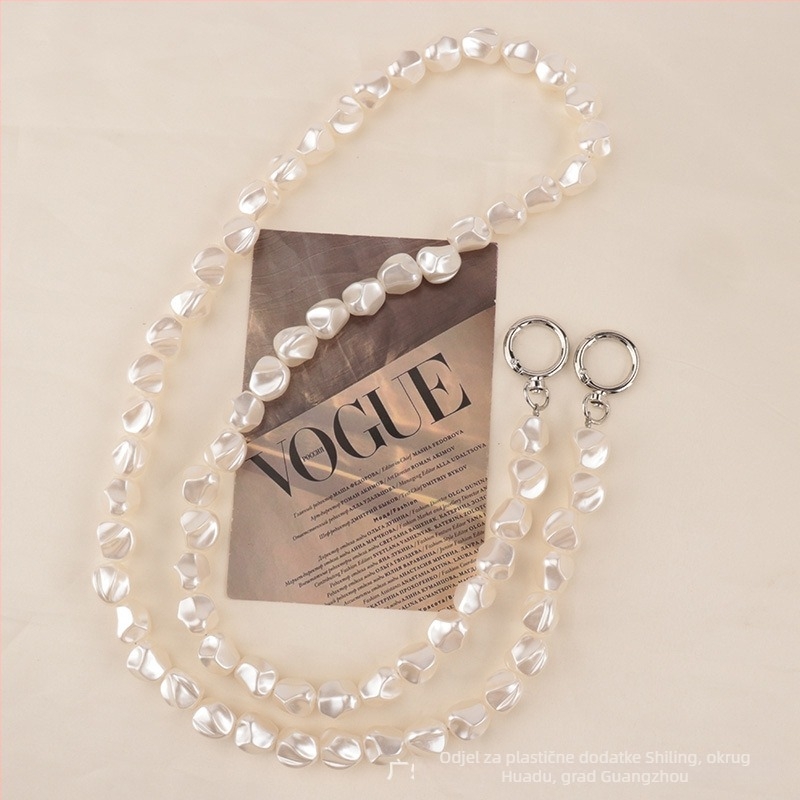 Remen za torbu s lancem s perlama - ručno izrađen Plastic Feng SL204, plastika + smola, prozračan, olakšava teret, nova nacionalna trend