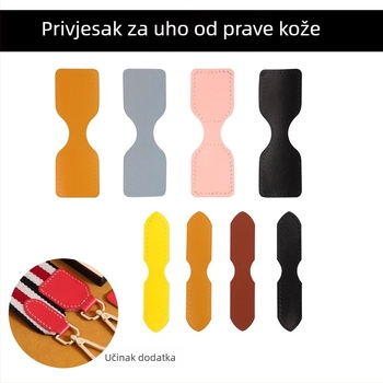 Yiyaxuan Kožni dodaci za torbu – prirodna koža, dvostruka goveđa koža, prilagodljiv, jednobojni