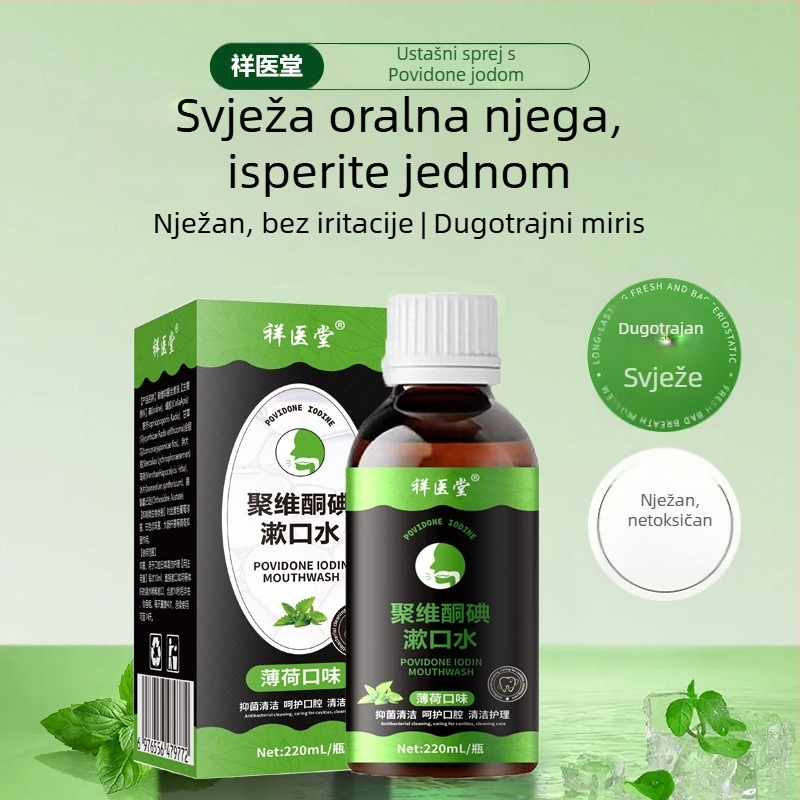 Povidon-jodni otopina za ispiranje usta | Xiang Yi Tang | voćni miris | normalne specifikacije | komplet njege tijela