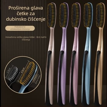 Healthy četkica za zube, mekane vlakna, za odrasle, ručna, 5 kom.