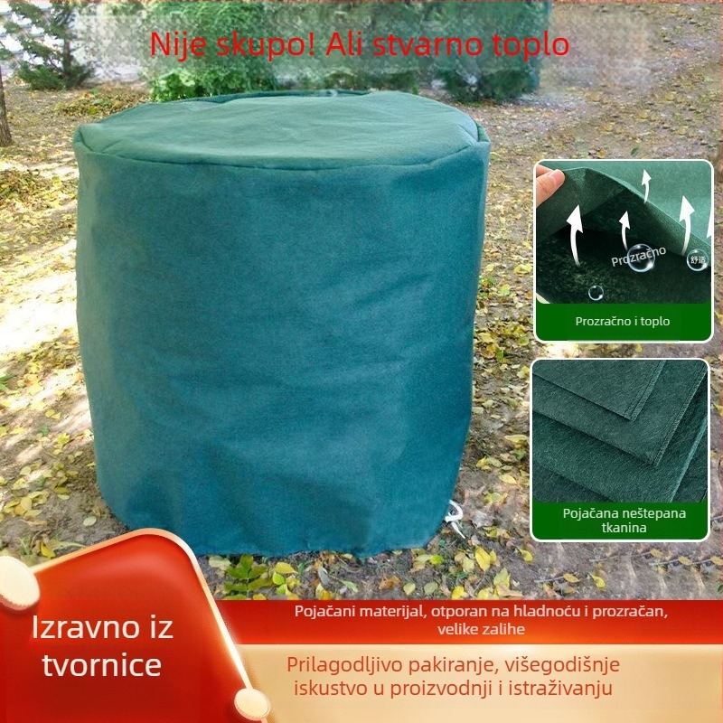 Kupolasti zaštitni pokrov za biljke protiv mraza - plastični zaštitni omotač za zimovanje biljaka i voćnih stabala