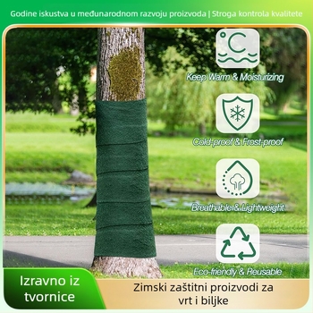 Tkanina za oblaganje stabala – poliester izolacija i hidratacija za zaštitu od hladnoće u krajobraznom uređenju