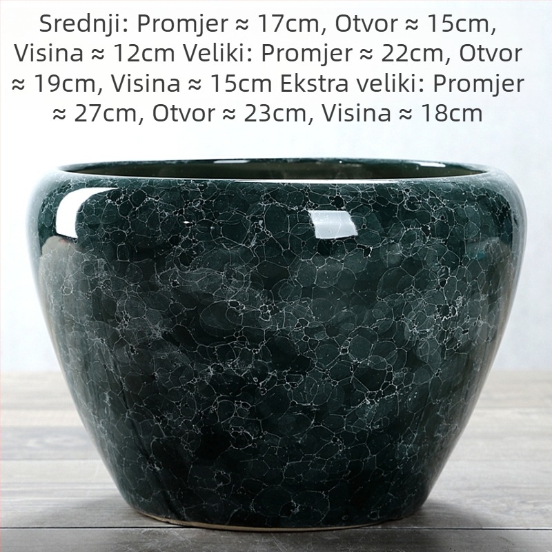 Keramički lonac za cvijeće, podni model, otporan na koroziju, za kućno vrtlarstvo