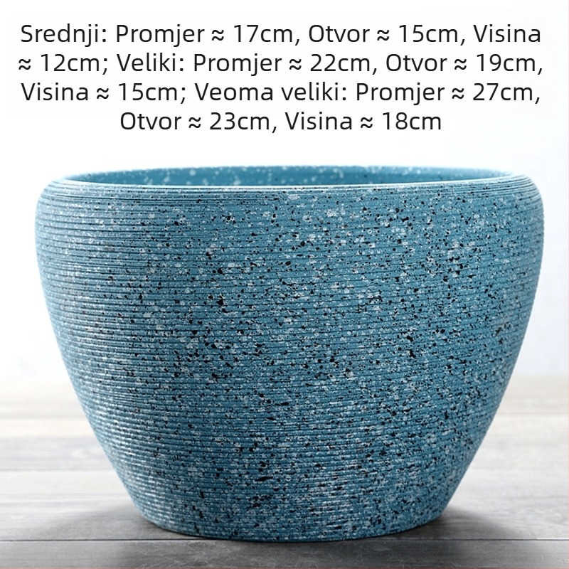 Keramički lonac za cvijeće, podni model, otporan na koroziju, za kućno vrtlarstvo