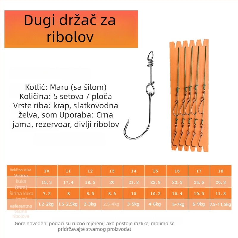 Šaran udica – dvostruka kukica s bodljama za slatkovodni ribolov; Treasure in the Lake
