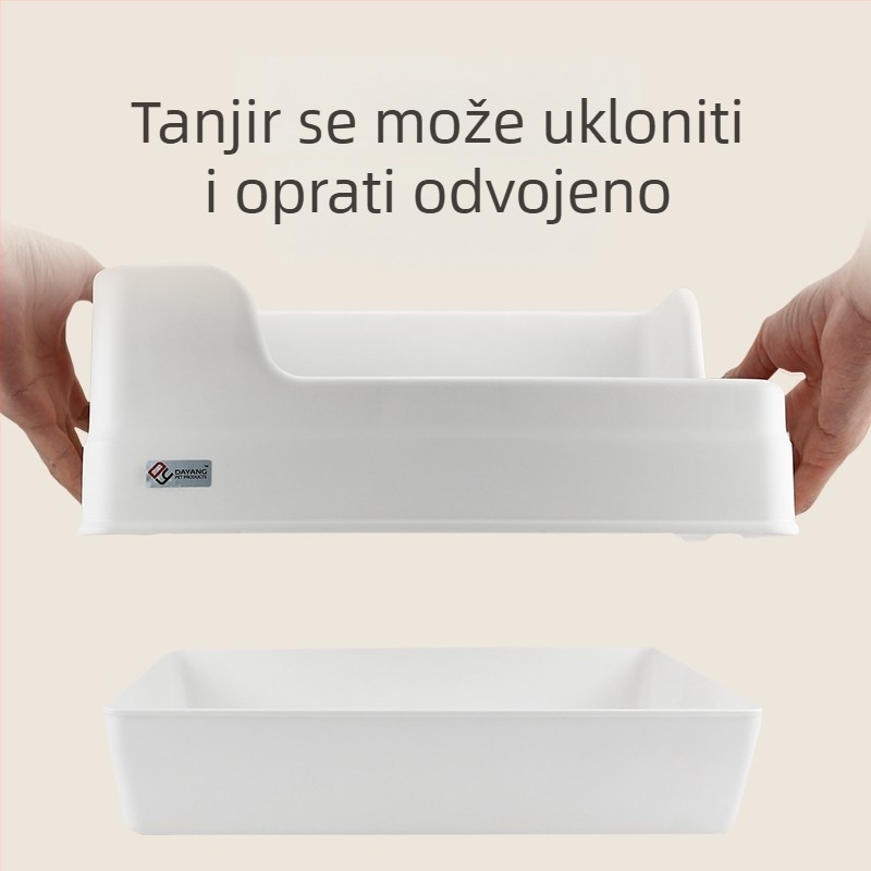 Dayang toalet za zeca – protiv prevrnuća, protiv mokrenja, materijali: PP, ph+ps, metal, model 5203