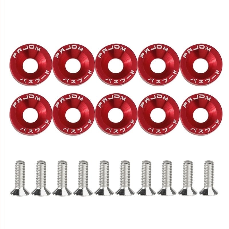 Dekorativna vijak podložka za okvir registarske pločice i središte kotača | Marka: Zhe liqiang; Primjena: Modifikacije automobila; Kompatibilno s automobilima i motociklima; Licencirana privatna marka: Da