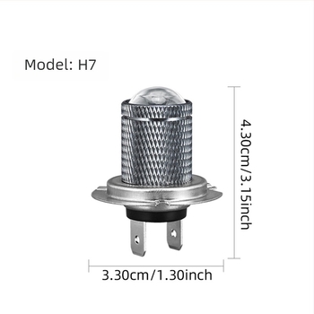 LED svjetla za maglu za automobil, univerzalna kompatibilnost, H7/H11/9005/9006, 12V, aluminijsko kućište