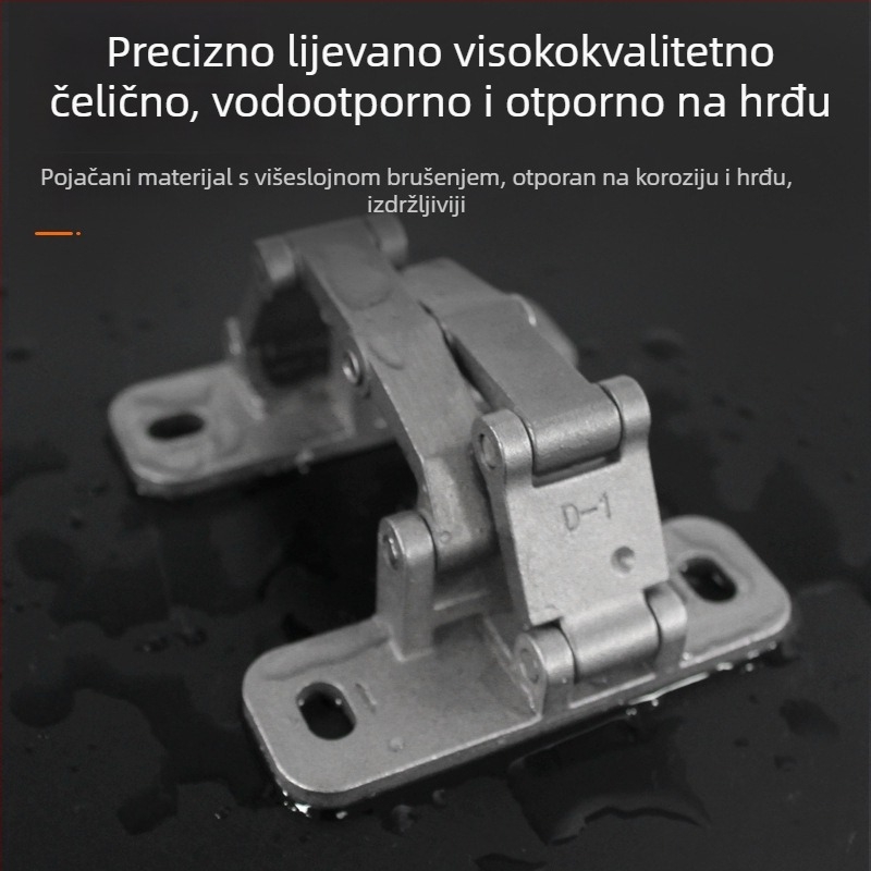 Šarnír kamena vrata — nehrđajući čelik, model 2025.5.13, za hidrantske kutije, skrivene vrata i šahtne otvore
