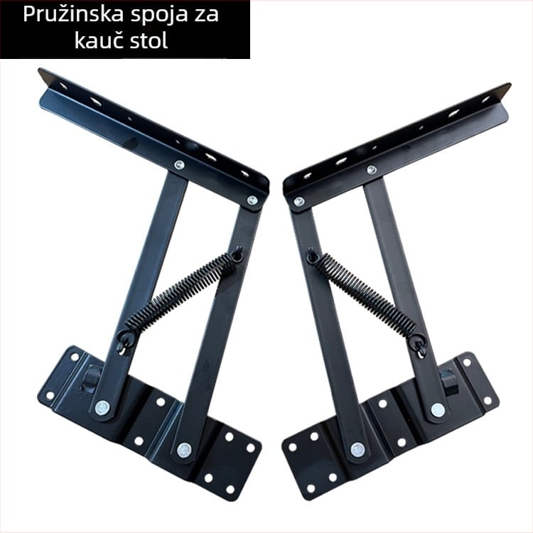 Šarka za stol za kavu – Željezo, Štanciranje i prskanje, Podesiva, Moderni minimalistički stil