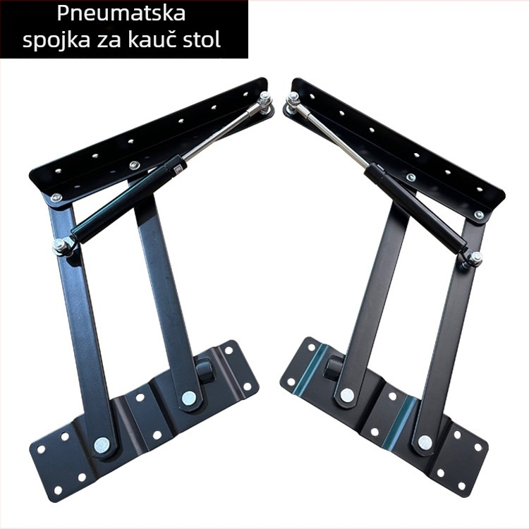 Šarka za stol za kavu – Željezo, Štanciranje i prskanje, Podesiva, Moderni minimalistički stil