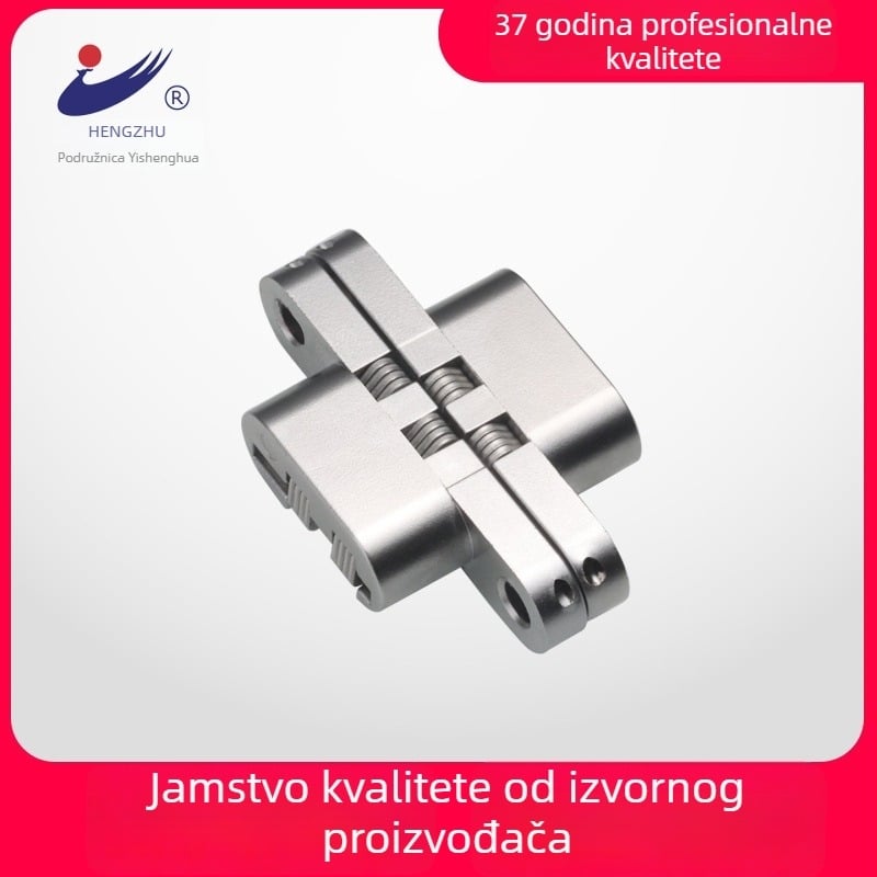 HL164-2 skriveni šark za vrata, cinkova legura, elektroplatirani završni sloj, uobičajeni debeli šarniri, moderni minimalistički stil