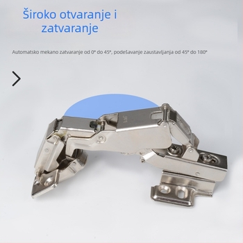 180° hidraulični šarniri za ormariće i ormare — hladno valjani čelik