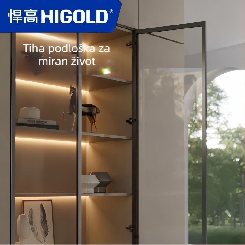 Higold G Series šarnir za vrata s aluminijskim okvirom, tlumenje, tiho otvaranje, hladno valjana čeli