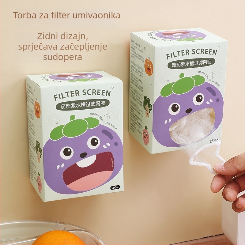 Jednokratna poliester filtar vrećica za odvod u kuhinji, protiv začepljenja