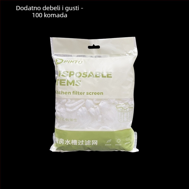 Jednokratna poliester filtar vrećica za odvod u kuhinji, protiv začepljenja