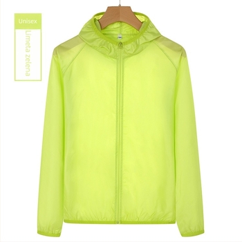 Unisex lagani proljetni windbreaker s kapulom, poliester, brzo sušenje, UPF40, za planinarenje i kampiranje, mogućnost prilagodbe logotipa