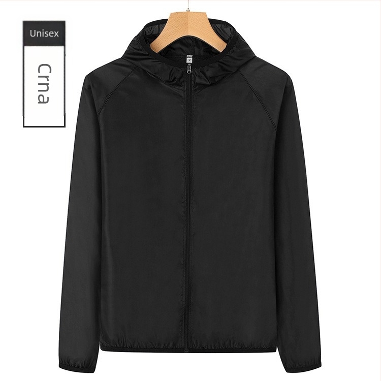 Unisex lagani proljetni windbreaker s kapulom, poliester, brzo sušenje, UPF40, za planinarenje i kampiranje, mogućnost prilagodbe logotipa