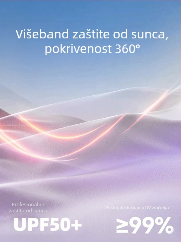 Unisex ljetni windbreaker s UPF50+ zaštitom od sunca, kapuljača, prugasti uzorak, brzo se suši, prozračan, tkanina 83% najlon / 17% spandeks