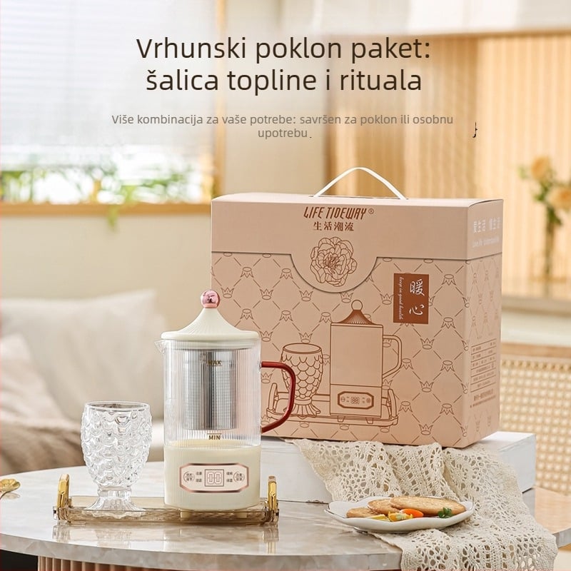 Health Pot višenamjenska električna posuda za kuhanje i čaj za mali ured, 800 ml, 300 W, 220 V, Automatsko isključivanje, Zaštita od pregrijavanja