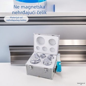 Set vaga JF-1, ne-magnetno nehrđajuće čelika, visoka preciznost, kalibracijske težine, raspon mjerenja 10 kg–1 g, visoka čvrstoća