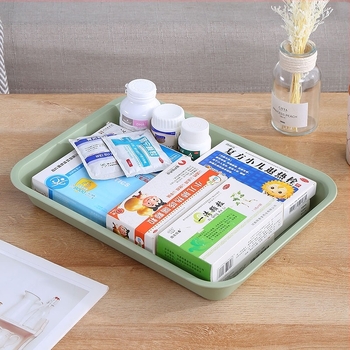 Plastični pravokutni pladanj s jedinstvenim uzorkom (Brand: Juxingshun; Materijal: Plastika; Oblik: Pravokutnik; Stil: Novi kineski stil)