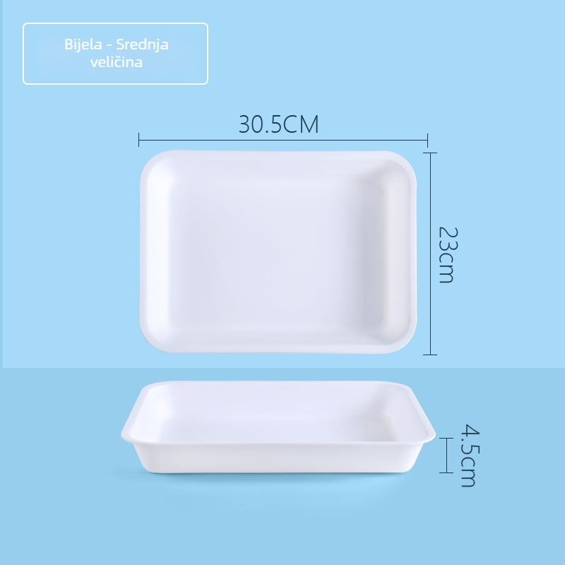 Plastični pravokutni pladanj s jedinstvenim uzorkom (Brand: Juxingshun; Materijal: Plastika; Oblik: Pravokutnik; Stil: Novi kineski stil)