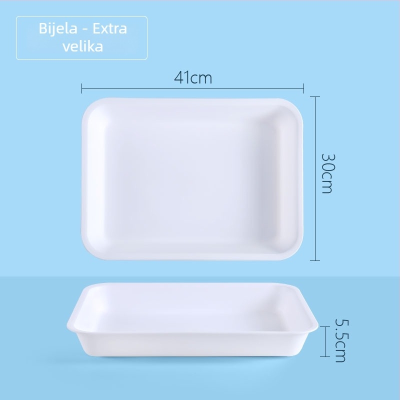 Plastični pravokutni pladanj s jedinstvenim uzorkom (Brand: Juxingshun; Materijal: Plastika; Oblik: Pravokutnik; Stil: Novi kineski stil)