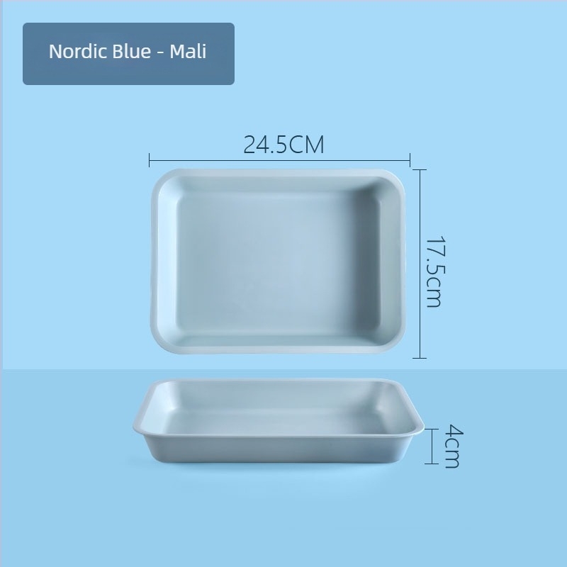 Plastični pravokutni pladanj s jedinstvenim uzorkom (Brand: Juxingshun; Materijal: Plastika; Oblik: Pravokutnik; Stil: Novi kineski stil)