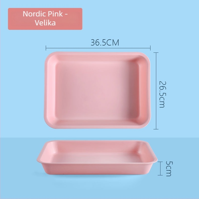 Plastični pravokutni pladanj s jedinstvenim uzorkom (Brand: Juxingshun; Materijal: Plastika; Oblik: Pravokutnik; Stil: Novi kineski stil)