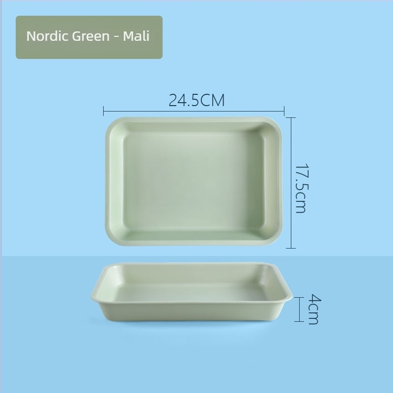 Plastični pravokutni pladanj s jedinstvenim uzorkom (Brand: Juxingshun; Materijal: Plastika; Oblik: Pravokutnik; Stil: Novi kineski stil)